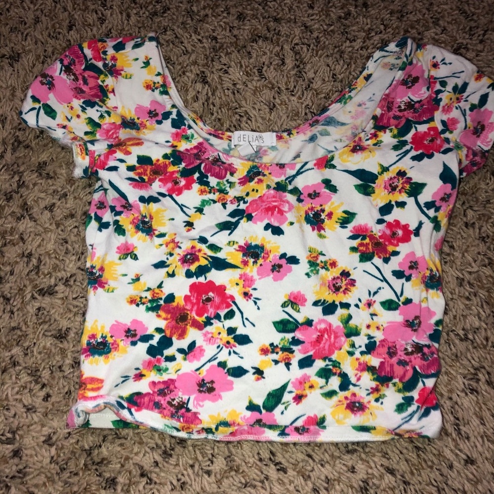flower crop top